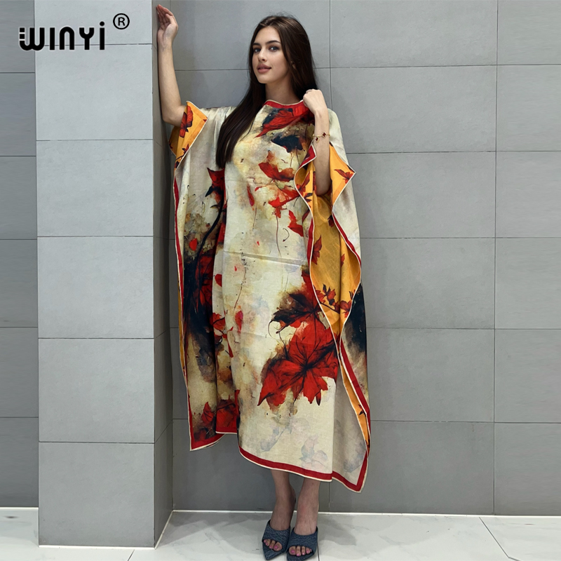 Boho Summer Beach Maxi Dress - WINYI Beach Dress alta qualità Boho