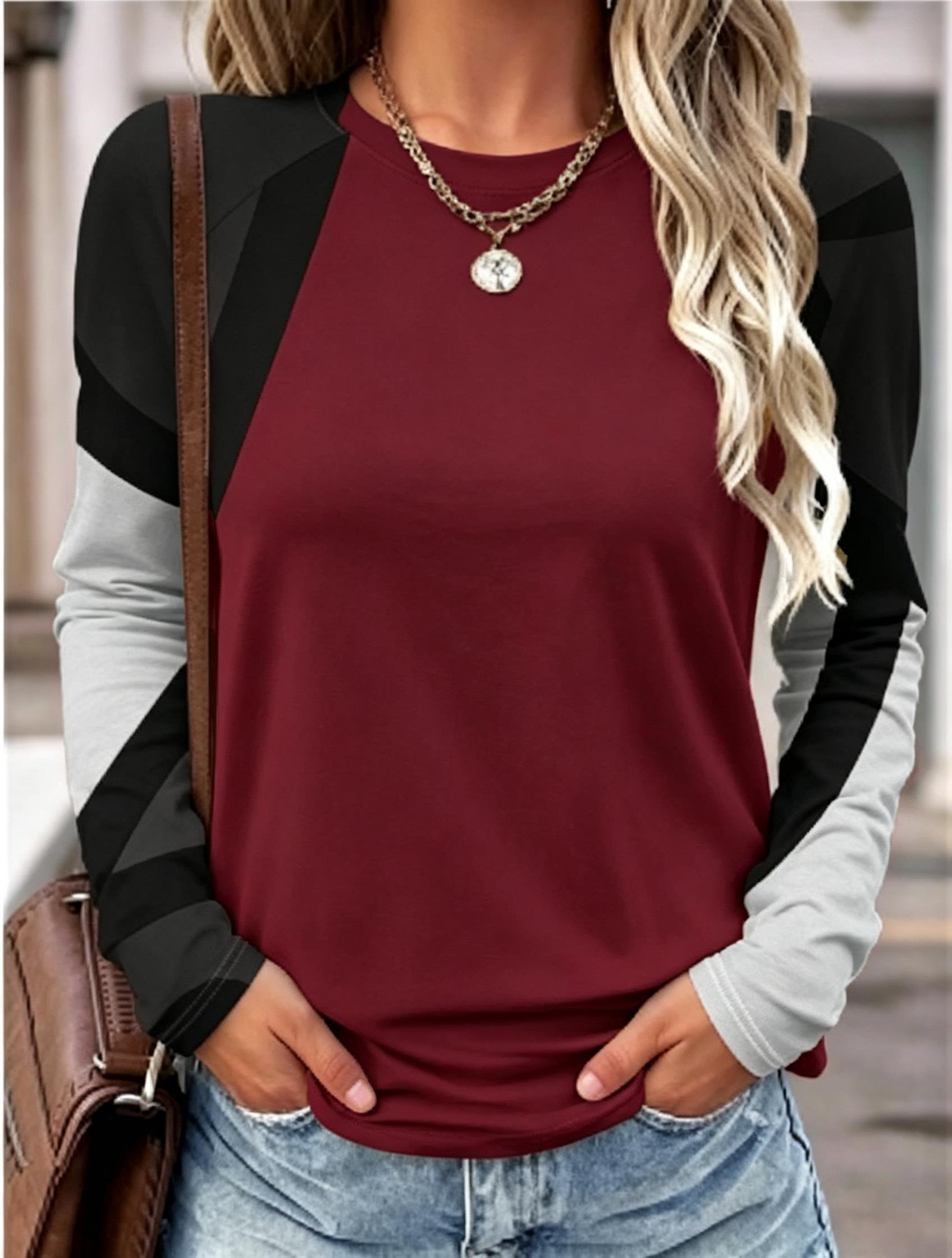 T-shirt a maniche lunghe da do - Blouses recensione e prezzo