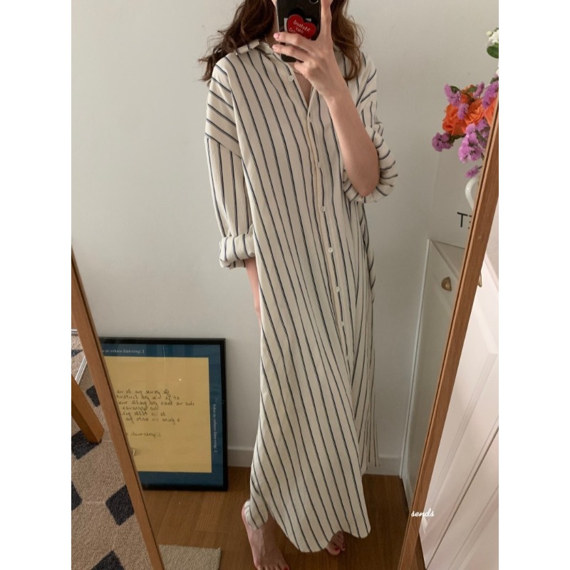 Abito coreano minimalista a ri - Korean Style A Line Shirt Dress recensione e prezzo