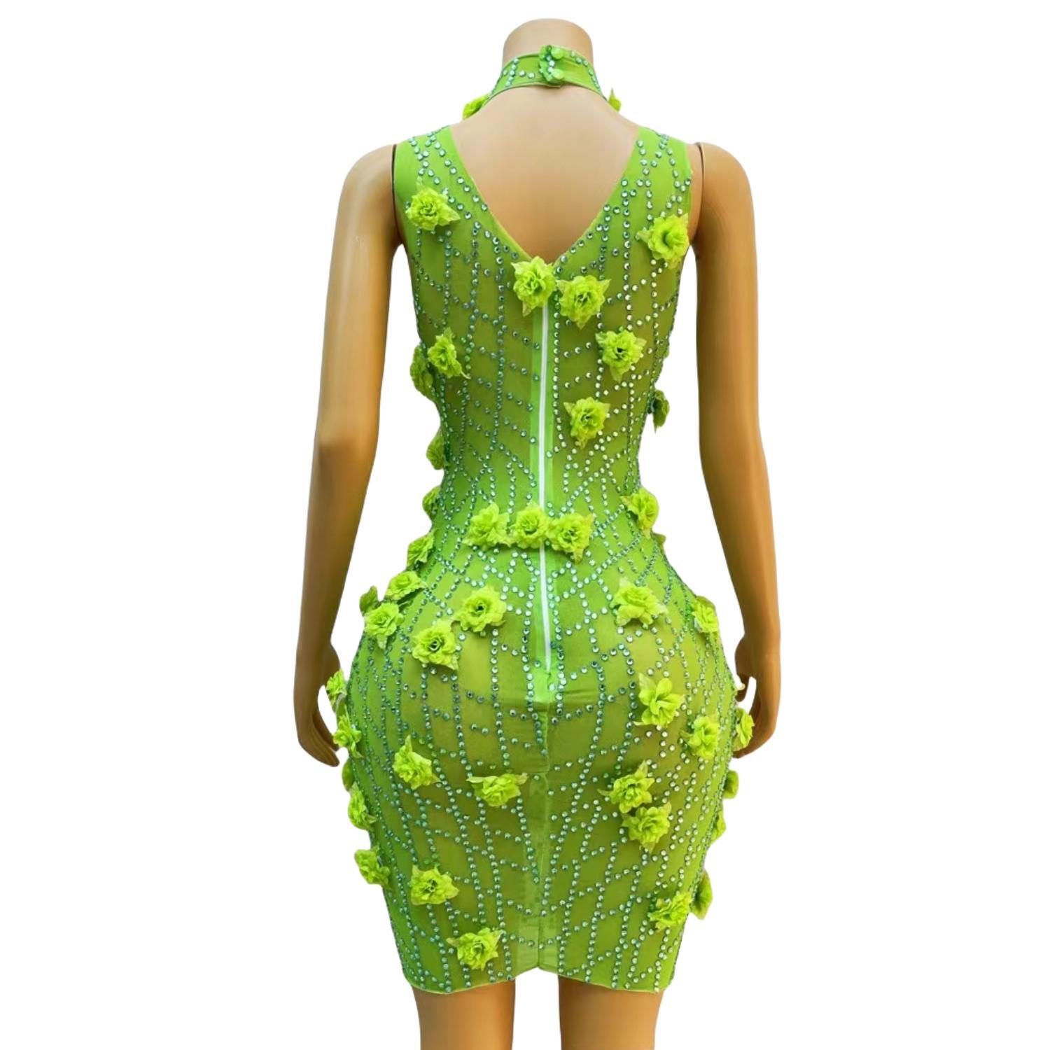 Chic cristalli scintillanti st - Sparkly Rhinestone Club Party Dress recensione e prezzo