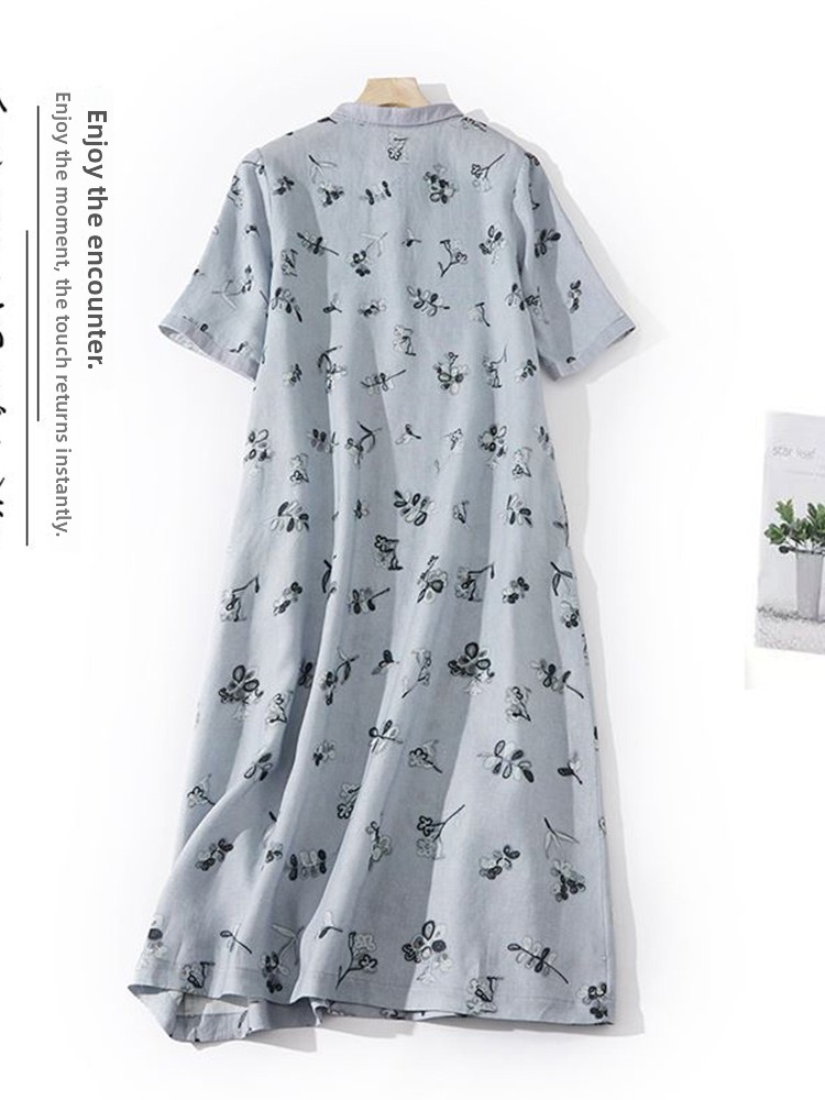 Abito chemisier midi estivo da - Casual Loose Linen Shirt Dress recensione e prezzo