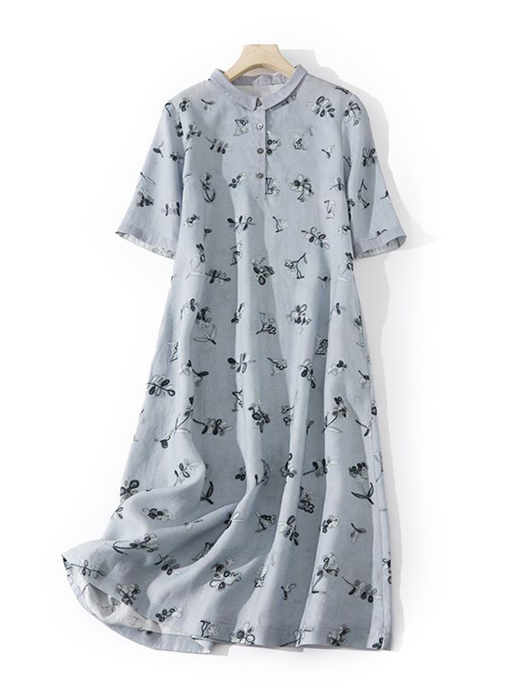 Abito chemisier midi estivo da - Casual Loose Linen Shirt Dress recensione e prezzo