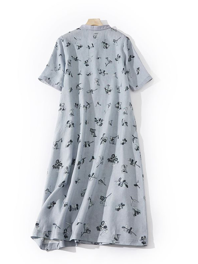 Abito chemisier midi estivo da - Casual Loose Linen Shirt Dress recensione e prezzo
