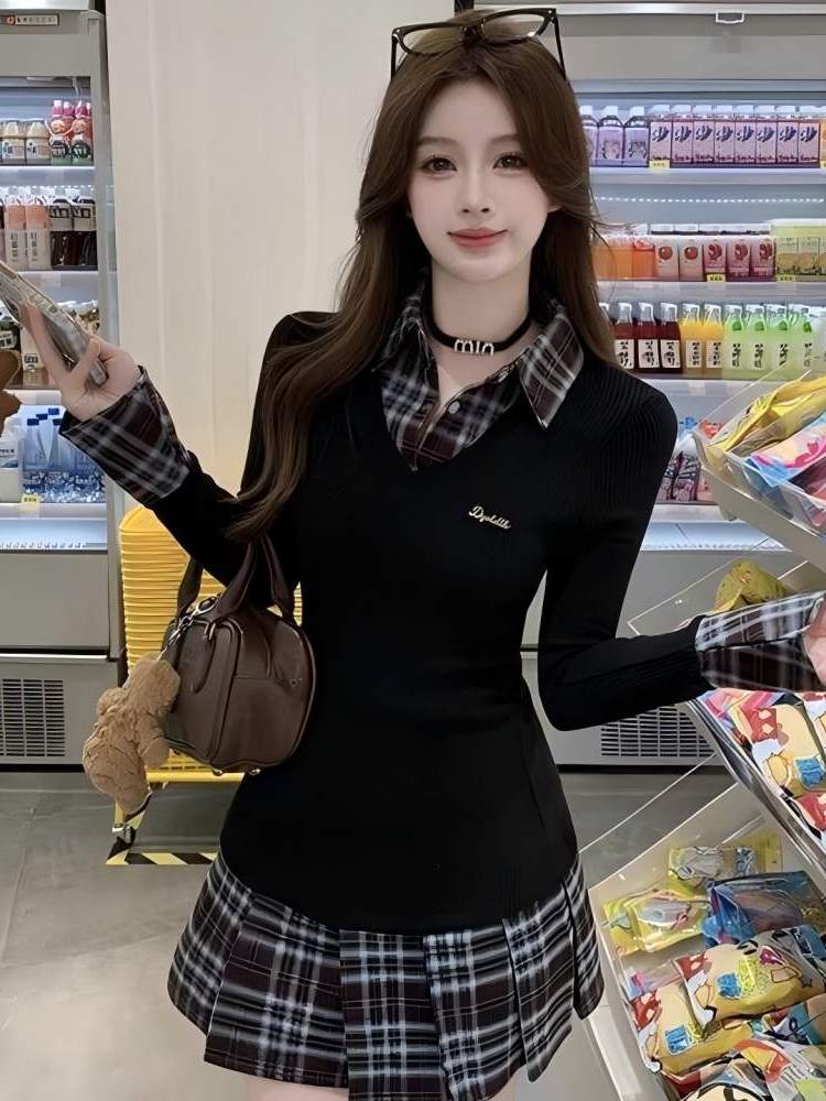 Abito camicia a trapezio con c - Korean Style A Line Shirt Dress recensione e prezzo