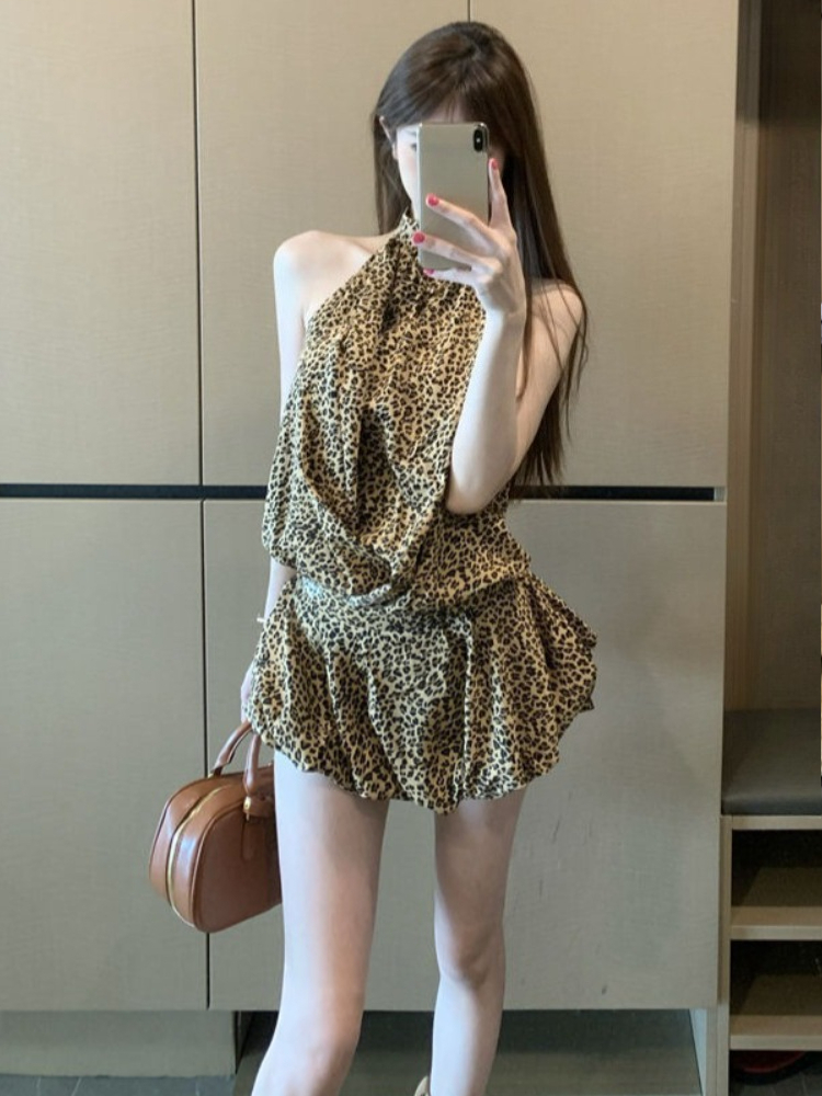 Abito Mini Y2K Estetica Vintag - Y2K Backless Halter Mini Dress recensione e prezzo