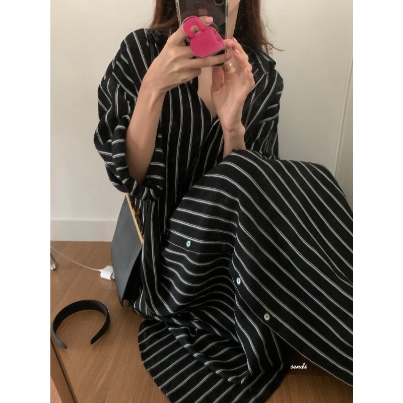 Abito coreano minimalista a ri - Korean Style A Line Shirt Dress recensione e prezzo